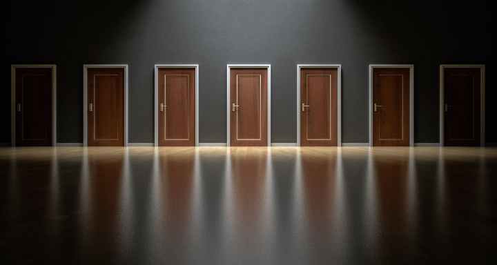 choices decision doors doorway